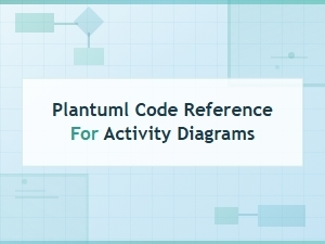 Plantuml Activity Diagram Syntax and Code Reference Guide